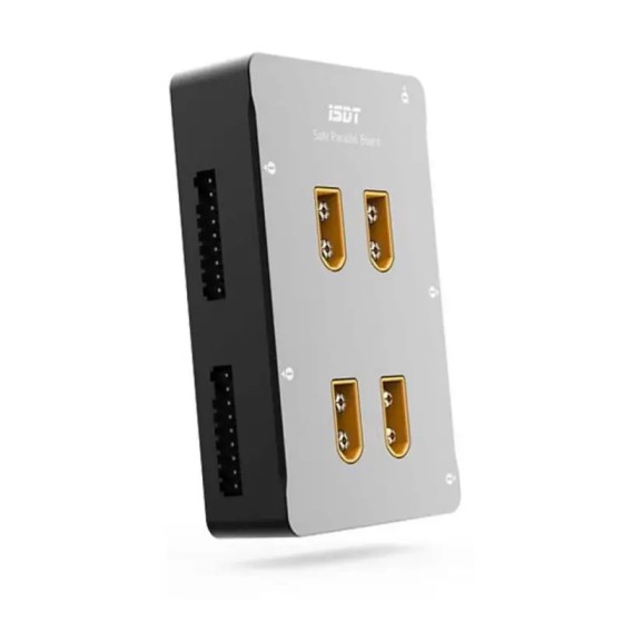 Vente flash ISDT PC-4860S PC4860 1-8S Carte de charge parallèle sécurisée XT60 CNC pour drones de course FPV RC Pièces de bricolage